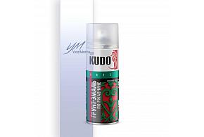 KUDO Грунт-эмаль универс.аэрозоль, 520 мл, сигнальная белая RAL 9003