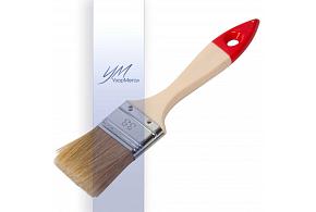 Кисть плоская нат.щетина 1/5"-38 мм, стандарт
