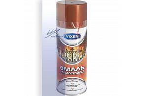 VIXEN Эмаль аэрозоль термостойкая 520 мл, медь