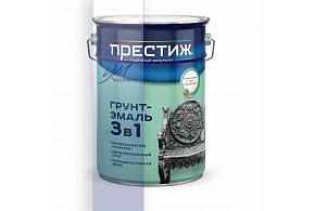 ПРЕСТИЖ грунт-эмаль по ржавчине черная  5,0 кг