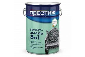 ПРЕСТИЖ грунт-эмаль по ржавчине коричневая  5,0 кг