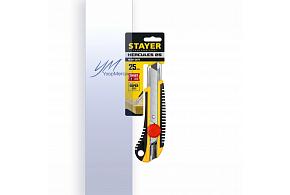 Нож с винтовым фиксатором 25мм, HERCULES STAYER  09147