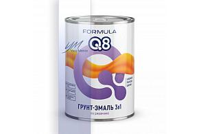 FORMULA Q8 грунт-эмаль по ржавчине зеленая  0,9 кг
