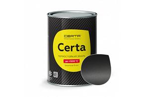 "CERTA" эмаль термостойкая антикоррозионная черный до 700°С (0,8кг)