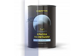 "CERTA" Краска по металлу 3в1 графит (0,8кг)