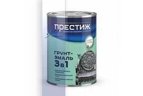 ПРЕСТИЖ грунт-эмаль по ржавчине графитовый серый RAL 7024  0,9 кг