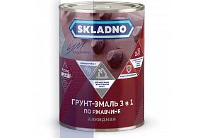 SKLADNO грунт-эмаль по ржавчине серая 0,8 кг
