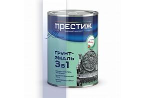 ПРЕСТИЖ грунт-эмаль по ржавчине голубая 0,9 кг
