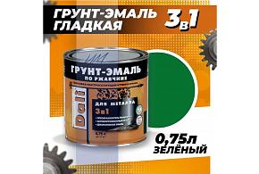 Грунт-эмаль по ржавчине гладкая Dali 0,75л Зеленый RAL 6029