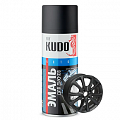 KUDO Эмаль универс.аэрозоль, для дисков черная 520 мл
