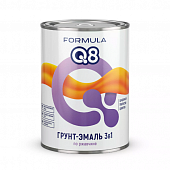 FORMULA Q8 грунт-эмаль по ржавчине белая  0,9 кг