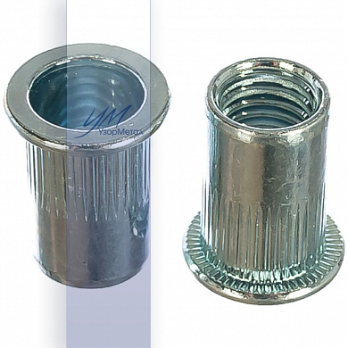 Заклепка резьбовая с плоским бортом М6 L15,0