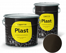"CERTA-PLAST" грунт-эмаль 3в1 по ржавчине шоколад (4,0кг)