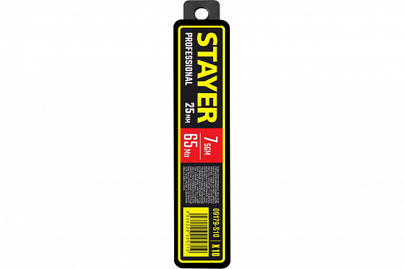STAYER 25мм, 10шт, сегментированные лезвия (09179-510)