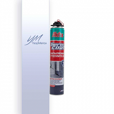 Пена монтажная для утепления (850мл 930гр) Akfix Thermcoat