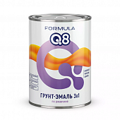 FORMULA Q8 грунт-эмаль по ржавчине шоколадная  0,9 кг
