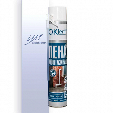 Пена бытовая монтажная Oklent 1000мл (680гр)