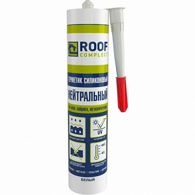 Герметик силик. нейтр. бесцвет Roof Complect (280мл)