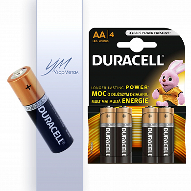 Элемент питания alkalane DURACELL AA (LR6)